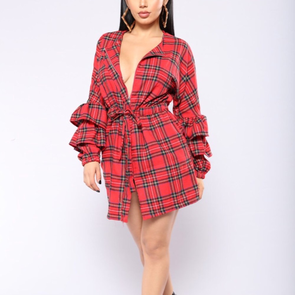 Fashion Nova plaid jacket